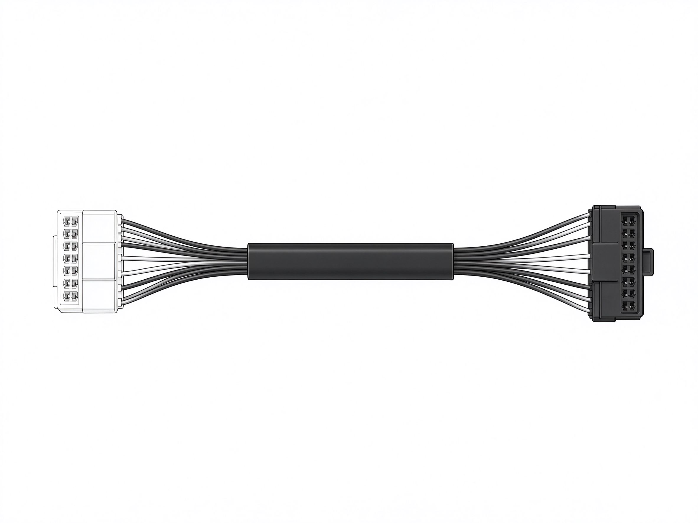 SCN180H-8P转SM2.5HS-7P连接线束